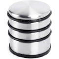 Miniatyrbilde 2 av 5: Dørstopper i rustfritt stål, 7x8cm (LxB) Dørkile 1 kg for tunge dører - Design rustfritt stål sklisikkert støtfanger for glatte gulv - Sett av