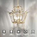 Miniatyrbilde 2 av 5: Sett med 6 E14 LED-lys for lysekroner, E14 filament Retrofit Classic, 4W 470 lumen erstatter 40 watt, 6500K kald hvit, glødelampe, glass