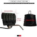 Miniatyrbillede 5 af 5: Ebike Switch DK240 med QD168 Frontlygte DR001 Baglygte Advarsel Blinklys Ebike Tilbehør