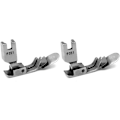 Miniatyrbillede 1 af 5: 2 stk. All Steel Trykfod P351 Krøllefod Nedfoldning Kant Jern Trykfod til Flad Bil