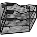 Pikkukuva 1 / 5: 3-kerroksinen magneettinen tiedostoteline, ei porausta, ei porausta, lehtiteline, kaapit, postikansio jääkaapille ja toimistolle