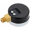 Miniatyrbillede 5 af 5: 0 30 psi 0 2bar Mini urskive Lufttrykmåler Kompressor barometer måler Dobbelt skala hydraulisk trykmåler sort urskive