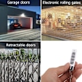 Miniatyrbilde 5 av 5: 3 stk Universal 4 knapper nøkkel garasjeportåpner fjernkontroll duplikator Ny garasjeport fjernkontroll 433MHZ