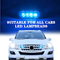 Miniatyrbilde 2 av 5: 10 stk LED Sidemarkerlys, 4 LEDer 12V Vanntette for Lastebil, Foran og Bak Signal Lys, Tilhenger Signal Lys for Bil, Lastebil, Gaffeltruck Kjøretøy