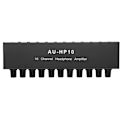 Pikkukuva 1 / 5: AU-HP10 10-kanavainen stereokuulokevahvistin äänen esivahvistin 1 sisääntulo 10 ulostuloa riippumaton ohjaus NJM4556A DC12-24V