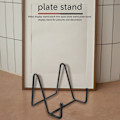 Miniatyrbillede 4 af 5: 5 Pak Metal Display Stativ Sort Jern til Billede Plade Holder, Dekorativ