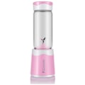 Miniatyrbild 1 av 5: Bärbar juiceblender USB juicerkopp multifunktionell fruktmixer sexbladig smoothies - Rosa