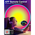 Miniatyrbild 5 av 5: RGB Golv Stämningslampa med APP Fjärrkontroll, Regnbåge Projektion, Solnedgångslampa, Live Streaming, Bakgrundsbelysning Bluetooth APP Golvlampa