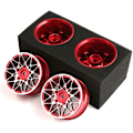 Miniatyrbilde 3 av 5: 4 stk 1/10 On-Road Drift Car 52MM Metall Felgnav RC Biler Felg for RedCat,2