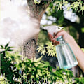 Miniatyrbilde 2 av 5: Sprayflaske, 500 ml tom sprayflaske i plast med justerbart sprayhode (grønn+grå), Sunny