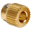 Miniatyrbillede 4 af 5: 6 stk. Serie Heavy Duty 3D-printerdele Driver 26 Tandhjul Messing Ekstruderhjul Gear til Printer -10 -10S S4 S5 3 Pro