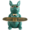 Miniatyrbillede 1 af 5: Dekoration, Bulldog Skulptur, Dekoration med Opbevaringsfunktion, Velegnet til Hjem og Soveværelse