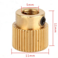 Miniatyrbillede 4 af 5: 12 stk. Serie Heavy Duty 3D Printer Driver 26 Tand Messing Gear Ekstruder Hjul til -10 -10S S4 S5 3 Pro