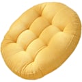 Miniatyrbillede 1 af 5: Tyk cirkulær tatami måtte polstring, polstring, papasan ensfarvet fodskammel