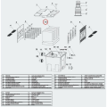 Miniatyrbild 2 av 5: Reservdel Biologiskt filter CBF-350 Komplett set med filtersvampar Skumfilter（24207.5CM）