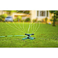 Miniatyrbillede 2 af 4: Signature Garden Græs Sprinkler Rotation, Forbinder Flere Store Tre-armede C Sprinklere, 12 Indbyggede Sprøjte Dyser, 360 D HIASDFLS