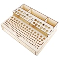 Miniatyrbillede 1 af 5: Læder Værktøjsholder Træ Læder Håndværk Værktøjsholder Læder Værktøjsholder Værktøj Organizer Værktøjsholder Læder Værktøj Opbevaringsboks