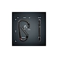 Miniatyrbilde 1 av 4: 2 stk Klatrekarabiner, D-formet Klatrekarabiner, Selvlukkende Karabiner, Karabinkrok for Fjellklatring, Vandring
