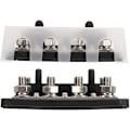 Miniatyrbillede 2 af 5: Busbar til Marine RV Batteri Terminal Strømfordelingsblok 2 Rækker M8 Stud DC12-48V 150A Sort