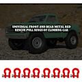 Pikkukuva 2 / 5: 8 kpl Metalli puskuriperävaunun koukku pelastuskahle hinaamiseen 1/24 RC autoon Axial SCX24 päivitysosat lisävarusteet