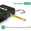 Miniatyrbillede 3 af 5: Bagagevægt Bagagevægt LCD-displayvægt Væskekrystalhængevægt 165lb/75kg