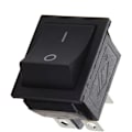 Miniatyrbillede 1 af 4: 28x21mm AC 250V 16A 4-polet I/O 2-positions DPST vippekontakt