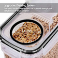 Miniatyrbilde 3 av 5: Sett med 4 frokostblandingsbeholdere, 2,5L lufttette PP-beholdere for frokostblandinger, snacks og sukker