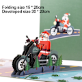 Pikkukuva 2 / 5: Hauska Joulu Pop Up Kortti, 3D Käsintehty Pop Up Tervehdyskortit Jouluun, Pop Up Joulukortti