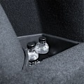 Miniatyrbild 4 av 5: Bagageutrymmesorganisatör för Model 3 2024, sidoförvaringslåda, bakre bagageutrymmesbricka med tillbehörsskydd