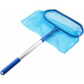 Miniatyrbillede 1 af 5: Pool Skimmer Net Professionel med Heavy Duty Teleskopisk Klemme Pool Skimmer Blade Net til Rengøring Rake Pool Rengøringsartikler Fjern Blade og Affald