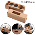 Miniatyrbilde 5 av 5: Kaffe Tamper Holder Espresso Fylling Holder Base Tamping Matte Stasjon Holder for Barista Kaffe Tilbehør 51/54mm