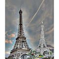 Miniatyrbillede 3 af 5: Byg Eiffel-tårnet Miniature Blocks Set, 3369 stykker Miniature Blocks 3d puslespil legetøj, gaver til voksne og børn
