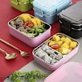 Miniatyrbilde 2 av 5: Lunsjboks Bento-boks Isolasjon og lekkasjebeskyttelse Miljøvennlig rustfritt stål Lunsjboks for barn og voksne (Rosa),