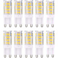 Miniatyrbild 1 av 5: G9 LED-lampor, varmvit 3000K 5W Ljus motsvarande 40 W halogenlampor 420 lumen ej dimbar, 10-pack