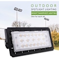 Pikkukuva 3 / 5: Älykäs Ic Led -valonheitin 4800 Lms Vedenpitävä Ulkoilma Puutarhavalaisin Ac 220V 50W, Musta + Lämmin Valkoinen Valo