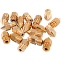 Miniatyrbillede 1 af 5: 18 stk. 3D-printerdyser M6 messingdyse-udskrivningsekstruder (2 x 0,2 mm + 2 x 0,3 mm + 6 x 0,4 mm + 2 x 0,5 mm + 2 x 0,6 mm + 2 x 0,8 mm + 2 x 1,0 mm) til