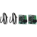 Miniatyrbillede 2 af 5: 2X W1209 12V DC Digital Temperaturstyring Mini Elektronisk Temperaturstyringsmodul Elektronisk Temp-afbryder Grøn