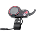 Miniatyrbilde 2 av 5: QS-S4 48V-60V Tommelgass LCD-skjerm Måler for Zero 8 9 10 8X 10X Elektrisk Scooter 6PIN Display Tilbehør