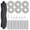 Miniatyrbilde 1 av 5: Reservedeler for L10S Ultra/L10 Ultra/L10S Pro, X10 Plus: Hovedsidebørste, HEPA-filtre, Moppputer