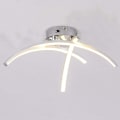 Miniatyrbilde 4 av 5: LED Taklampe, Moderne Design Buede Taklampe med 3 Buede Lys For Stue Soverom Spisestue 18W (Kald Hvit)