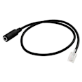 Miniatyrbillede 3 af 5: Rj9 4P4C han-stik til 3,5 mm hovedtelefonstik lydkonverteradapter forlængerkabel ledning til /