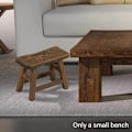 Miniatyrbilde 5 av 5: Liten rustikk trekrakk for fiske og stue 27 x 13 x 21 cm (tre)