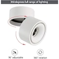 Miniatyrbilde 4 av 5: Spottak i taket 10W LED Takspotter Taklampe, Justerbar lampehode, Spotter, Takspotter, Taklampe, Justerbar