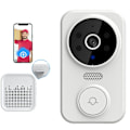 Miniatyrbild 1 av 5: Trådlös Videodörrklocka M8 Smart Visuell Dörrklocka Tvåvägs Intercom Infraröd Nattsyn Fjärrövervakning Säkerhetssystem