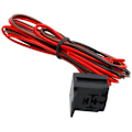 Miniatyrbilde 5 av 5: 12V Elektrisk Radiator Vifte Termostat Kontroller Kit Kjølevifte Ledningsnett Relé Ledningsnett for Bil Truck