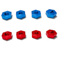 Miniatyrbillede 3 af 5: 4 stk. Metalhjul Hex Adapter til LaTrax Teton 1/18 RC Bil Opgraderingstilbehør,2