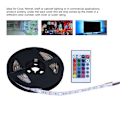Miniatyrbilde 5 av 5: LED-lysstripe, LED-lysstriper med USB-kabel og 24 taster fjernkontroll RGB-farge for takbelysning og dekorasjon