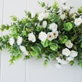 Miniatyrbillede 4 af 5: Blomster, Bryllupsbaggrundsblomster, Dekorative Dørhæng med Blade til Bryllupsdekoration