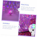 Miniatyrbillede 5 af 5: Fodboldscener Lys E26/ E27 Pære Disco Party Dekorationer Farverige Strobe Lys