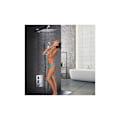 Miniatyrbillede 4 af 5: Bruseshower Brusehoved Rustfrit Stål Brusehoved Regnbruser Wellness Brusehoved V304 20cm